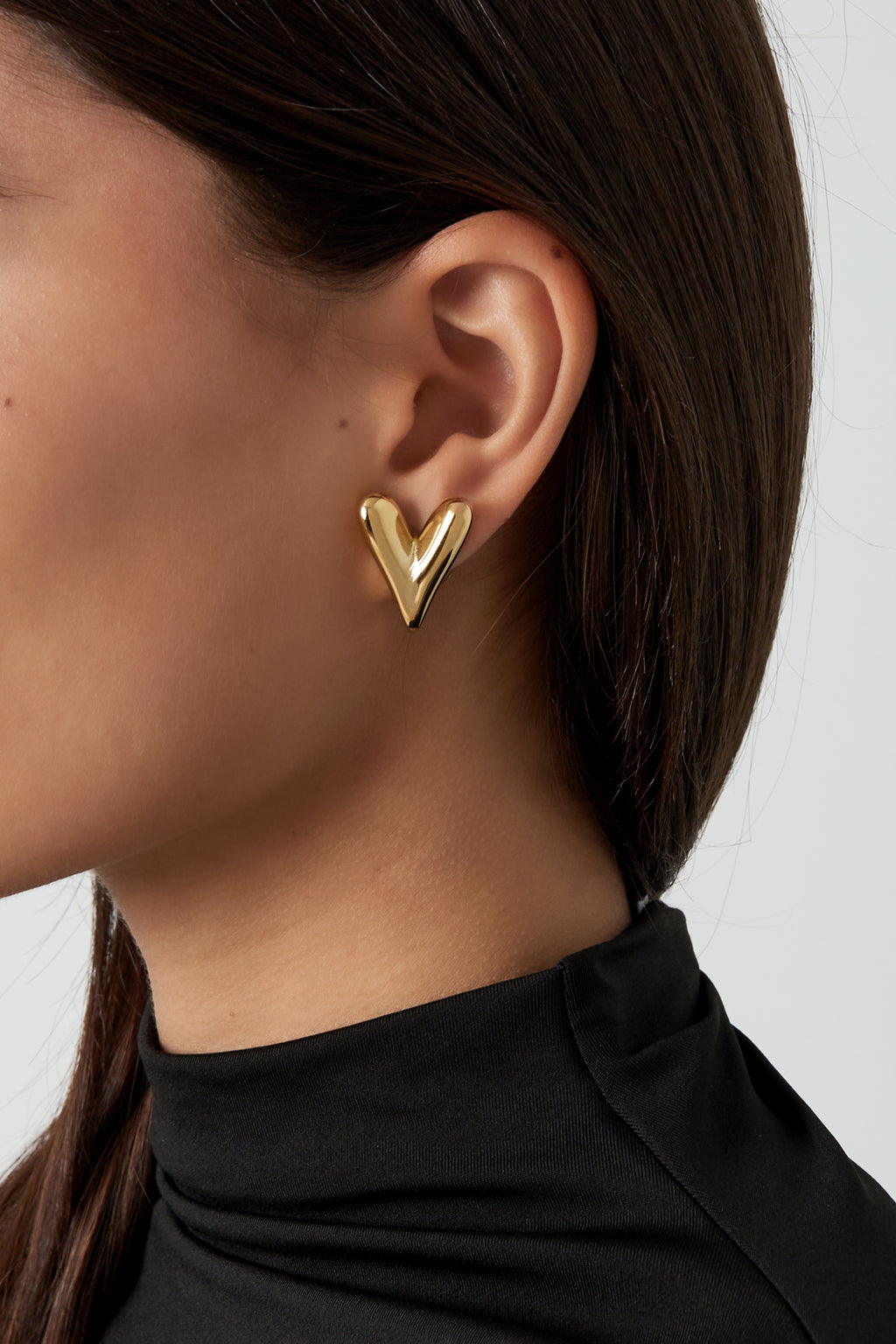 LARGE HEART EARRINGS