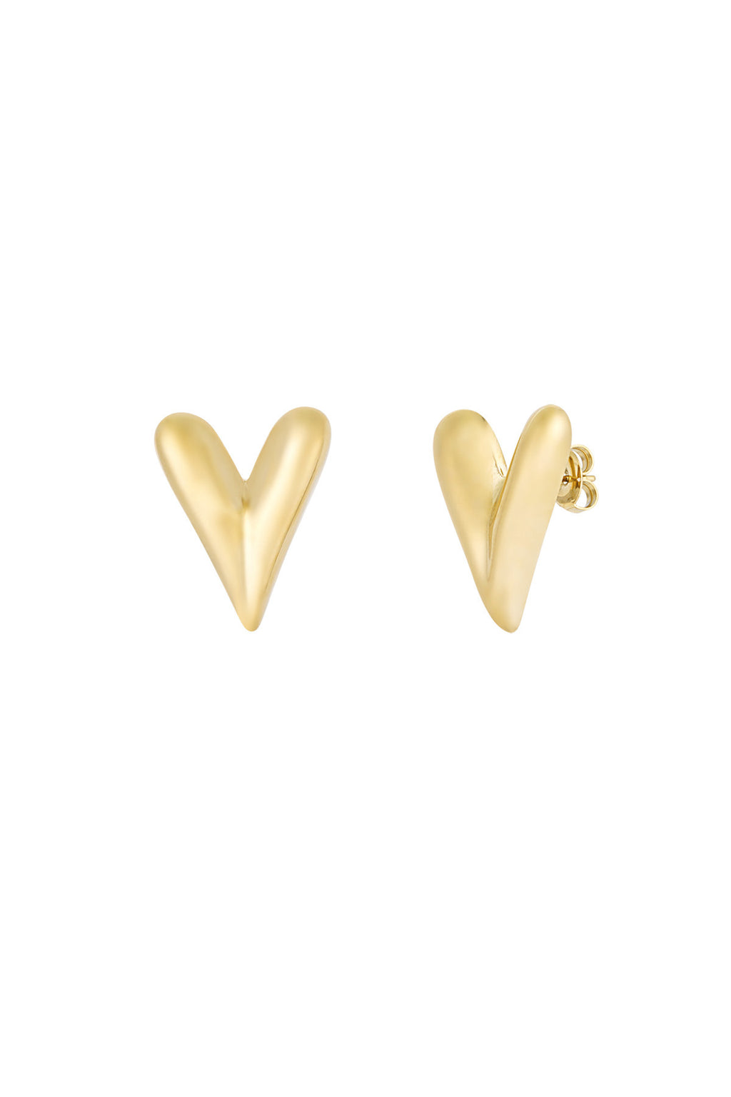 LARGE HEART EARRINGS
