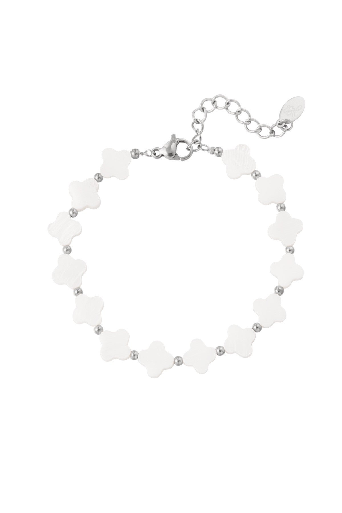 BRACELET SEA SHELLS CLOVERS